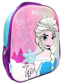 Must Σχολική Τσάντα Πλάτης Νηπίου 3D Frozen Keep Calm And Let It Go