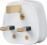 BRITISH PLUG 13A WHITE