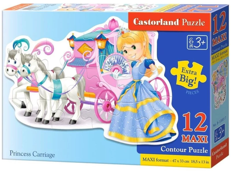 Παζλ Castorland 12 maxi Princess Carriage 47x33 B-120017