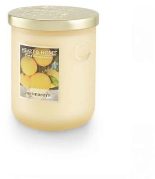 Κερί Αρωματικό Heart & Home Γρειπφρουτ 110g