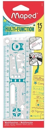 Χαρακές Maped 15cm Με Στένσιλ