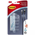 Διαχειριστής Καλωδίων Clear 3M 17017 4Τεμ.