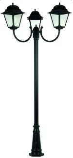 ΚΟΛΟΝΑ ΑΛΟΥΜΙΝΙΟΥ 323-200CM ΜΑΥΡΟ