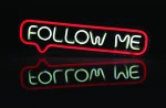 FOLLOW ME 155 NEON LED ΛΑΜΠ USB ΚΑΛ 2m ΨΥΧΡΟ & ΚΟΚΚΙΝΟ IP20 42*1.6*12cm