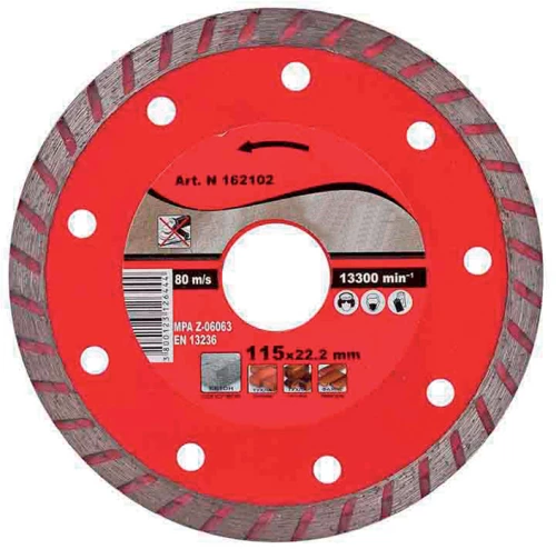 DIAMOND CUTTING DISC TURBO 125Х22.2mm