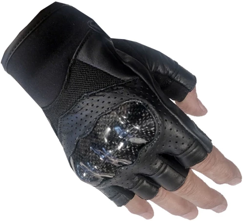 ΓΑΝΤΙΑ ΔΕΡΜΑΤΙΝΑ ΜΕ ΚΟΜΜΕΝΑ ΔΑΧΤΥΛΑ AGVPRO VEND CARBON BLACK