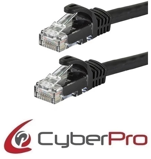 CYBERPRO CP-6C200B Cable UTP Cat6 black 20m