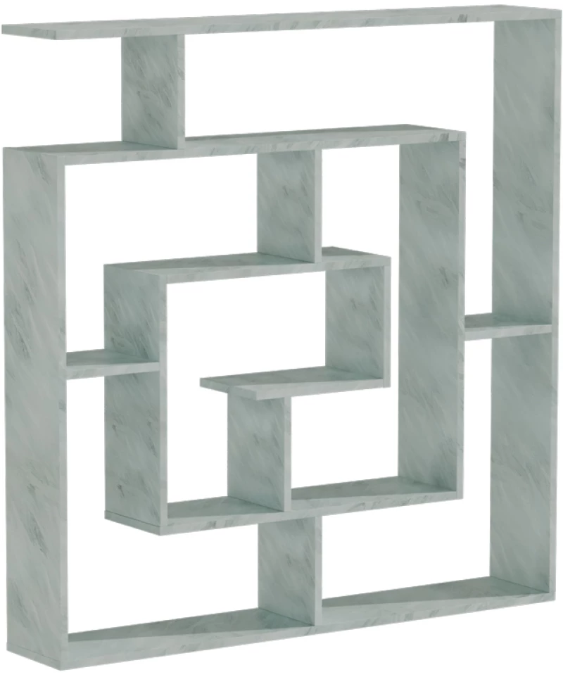 Βιβλιοθήκη Nardy pakoworld λευκό μαρμάρου 125x22x129εκ