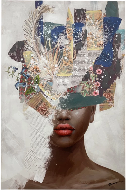 Πίνακας σε καμβά Drenia Inart 80x3x120εκ