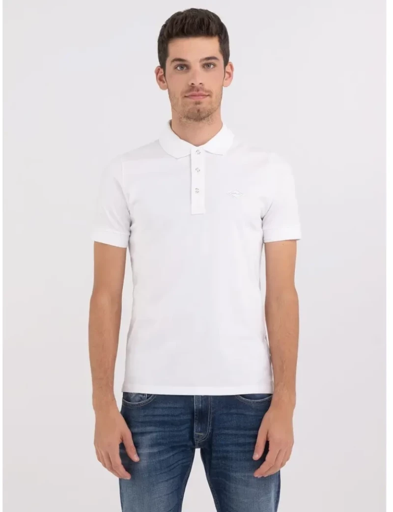 Replay Men's Jersey Polo White
