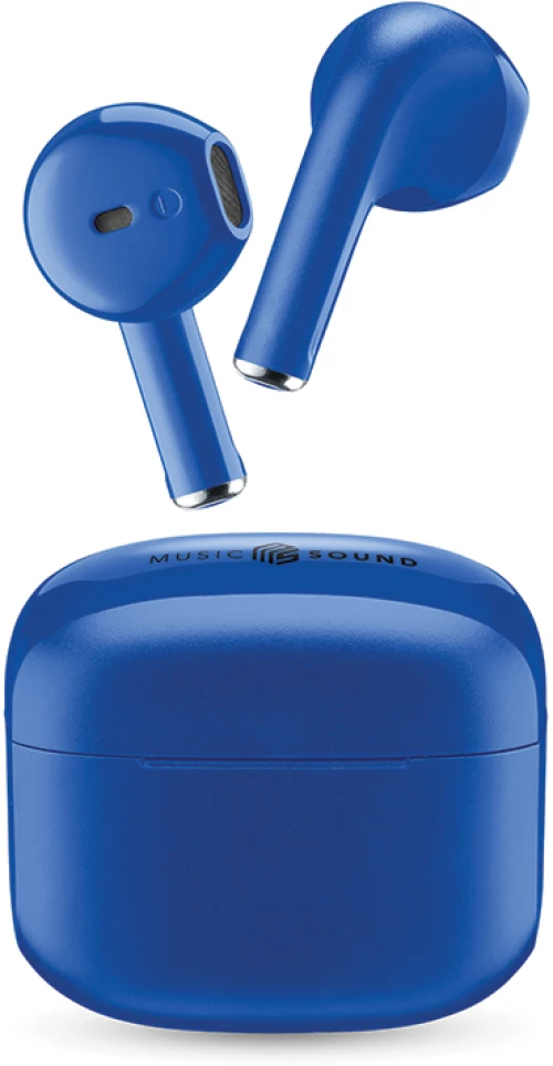 CELLULAR LINE 454769 Swag Bluetooth Ακουστικά TWS με Θήκη Φόρτισης Μπλε