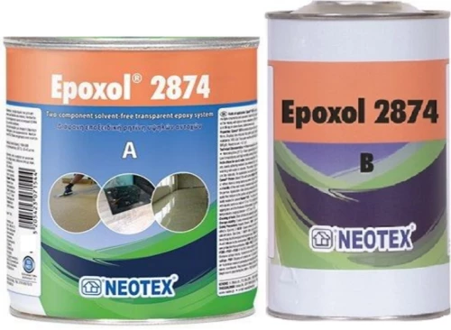 Υγρό γυαλί διάφανη εποξειδική ρητίνη Κιτ Α+Β Epoxol 2874  15,8 kg