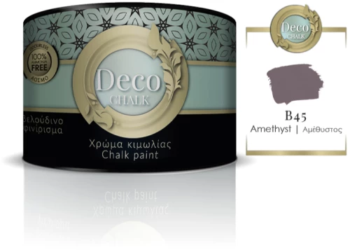Χρώμα κιμωλίας νερού Deco Chalk Paint 375ml - B45 Αμέθυστος