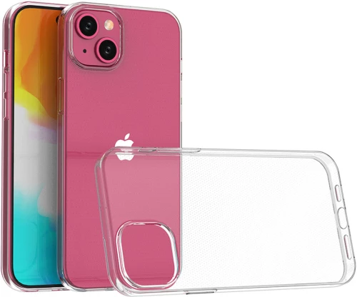 iPhone 15 Plus case from the Ultra Clear series in transparent color