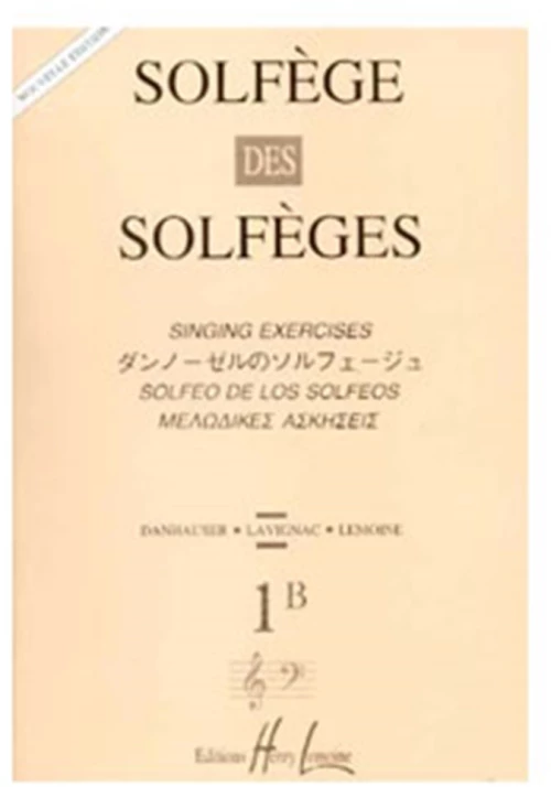 SOLFEGES LEMOINE 1B