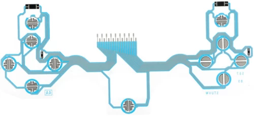 JDM-001/JDM-010/JDM-011 Conductive Film for PS4 Controllers V2.0 Blue