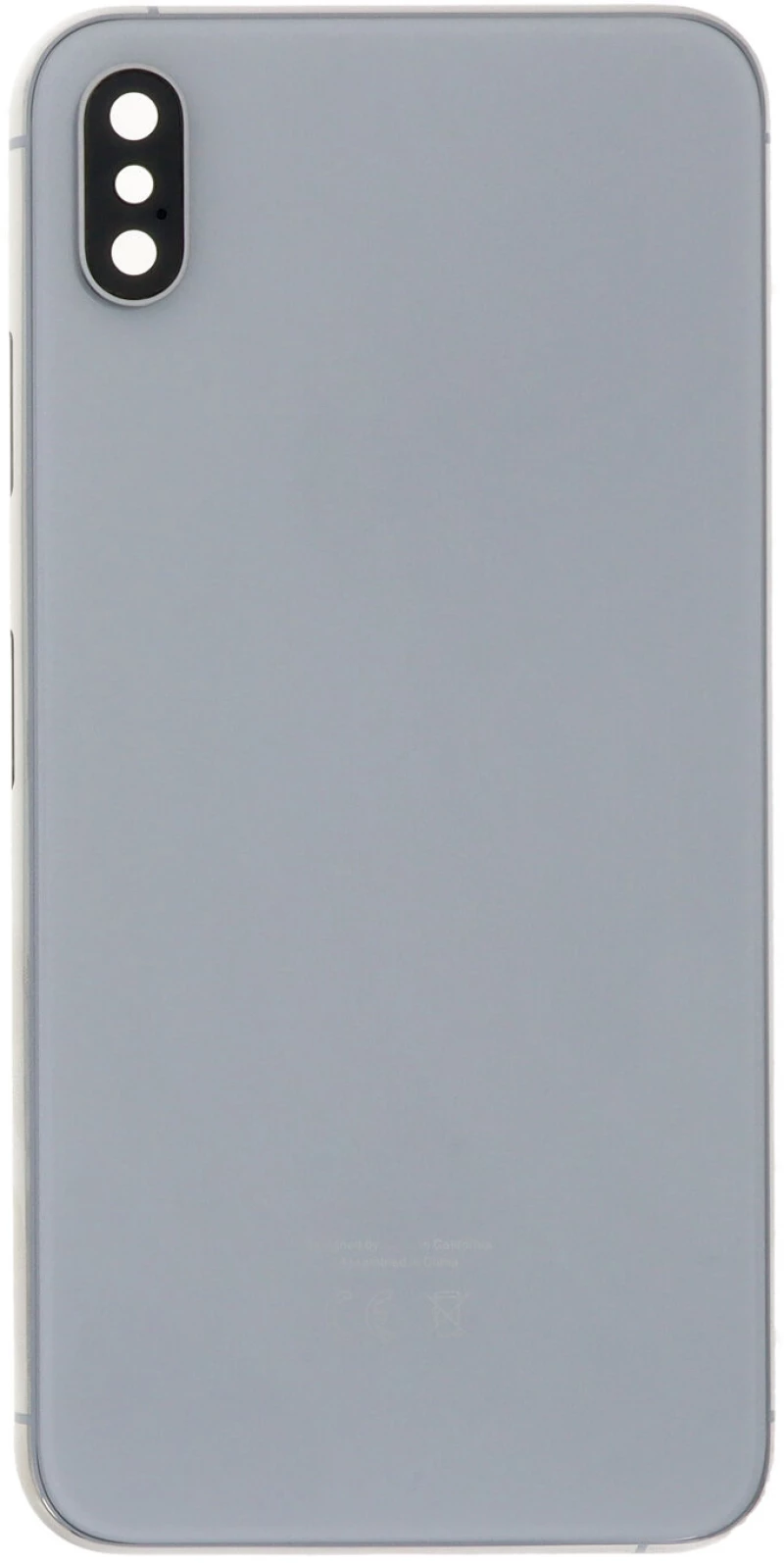 Middle Frame + Battery Door + Back Camera Lens and Bezel + Side Buttons + SIM Card Tray for iPhone XS Max European Version White