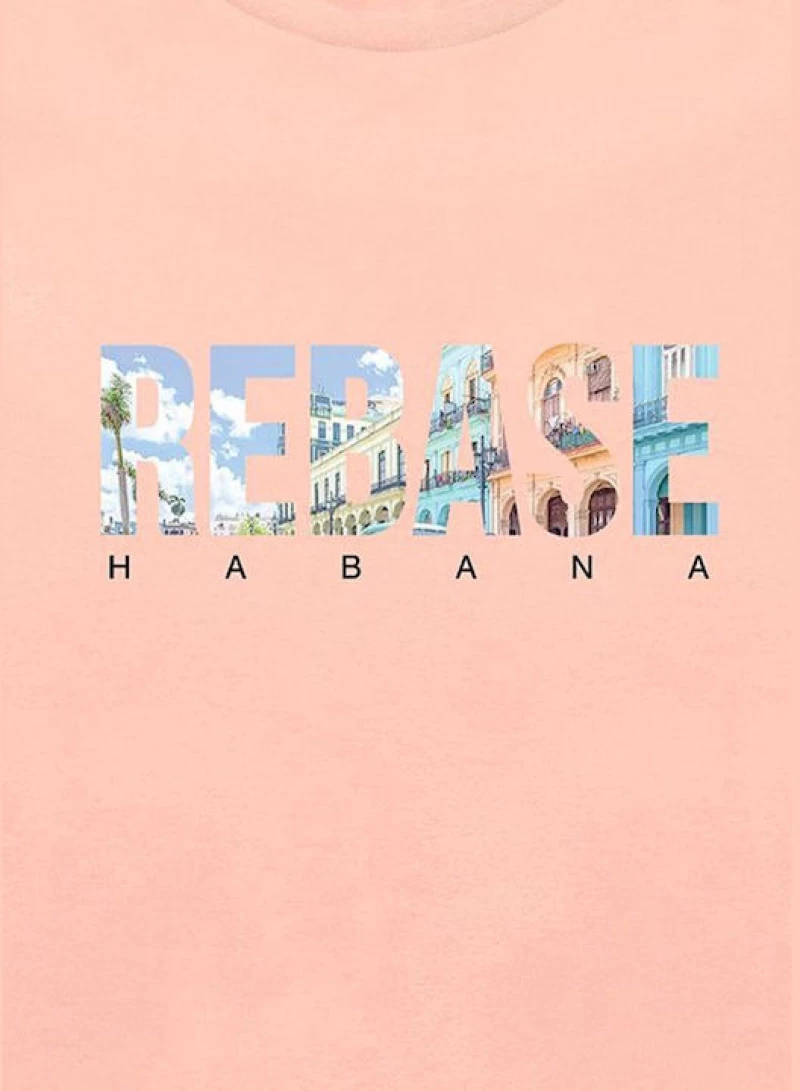 REBASE T-SHIRT (231.RTS.022 SALMON)