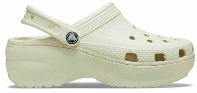 CROCS CLASSIC PLATFORM CLOG (206750-2Y2) BONE
