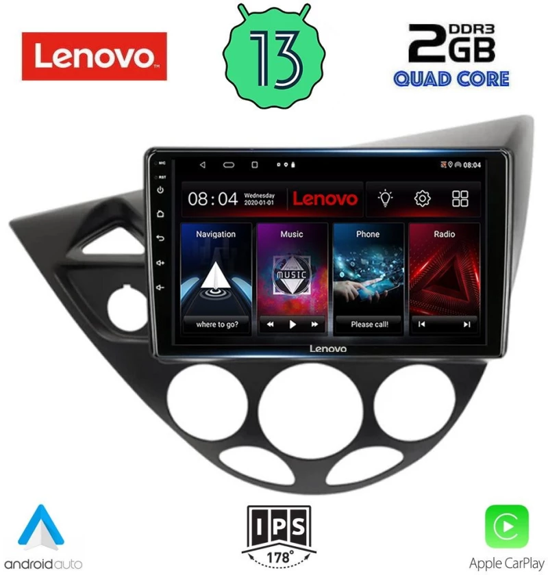 LENOVO LVD 4169_CPA  (9inc) MULTIMEDIA TABLET OEM FORD FOCUS mod. 1998-2004 LNV_LVD_4169