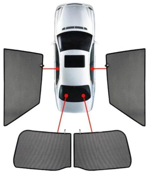 MINI ONE / COOPER 3D 01-07 ΚΟΥΡΤΙΝΑΚΙΑ ΜΑΡΚΕ CAR SHADES - 4 ΤΕΜ. PVC.MIN-ONE-3-A