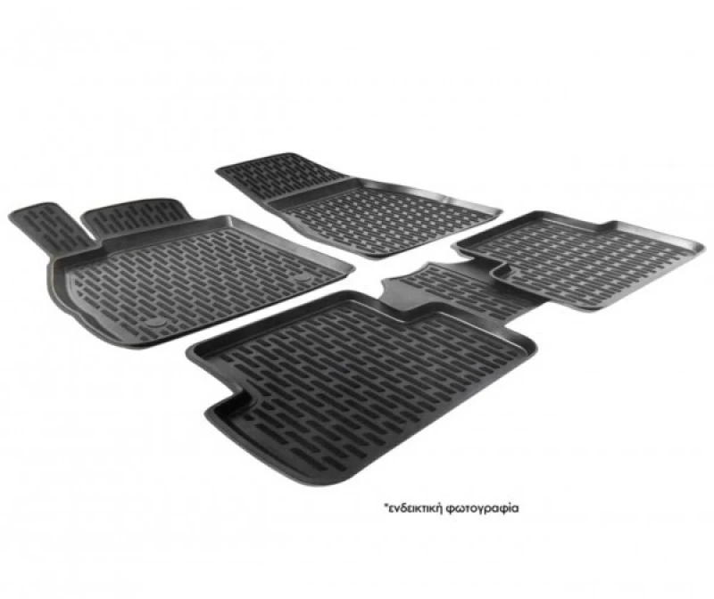 SEAT LEON 2006-2012 ΠΑΤAKIA ΜΑΡΚE ΛΑΣΤΙΧΟ ΣΚΑΦΑΚΙΑ (ΜΑΥΡΟ) PERFLEX -4 ΤΕΜ. PRF.SE.28231-RXB