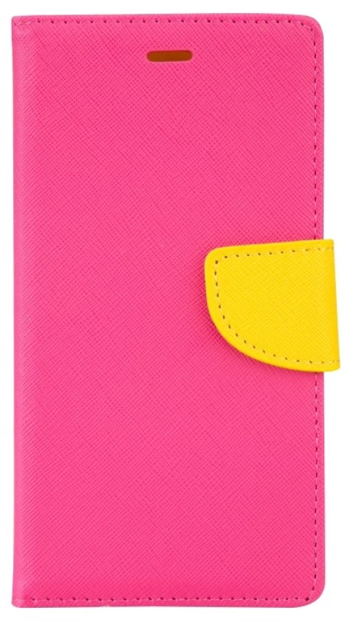 Θήκη Δερματίνης flip "Πορτοφόλι" με υποδοχή καρτών για iPhone 6s Plus Φούξια IK736 OEM