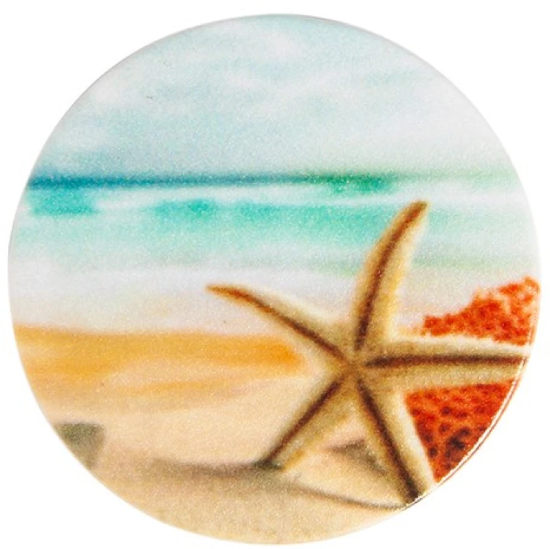 POP HOLDER STARFISH ON SANDY BEACH 112.0085