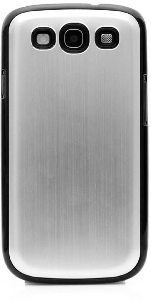 Back Cover Μεταλλική για Samsung Galaxy silver S3 B28 OEM