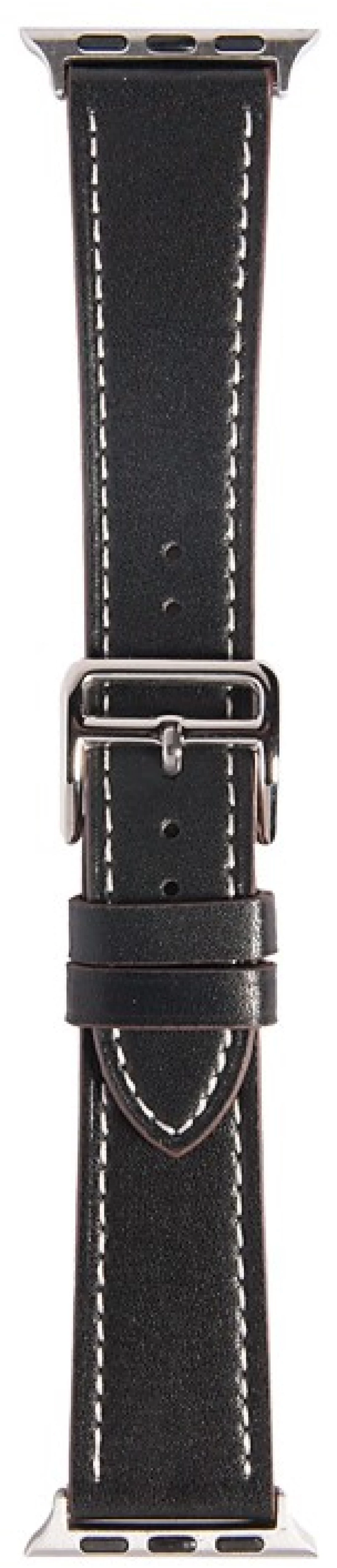 OEM ΛΟΥΡΑΚΙ ΓΙΑ APPLE WATCH (38-40-41mm) ΣΥΝΘΕΤΙΚΟ ΔΕΡΜΑ_ΜΑΥΡΟ