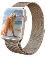 OEM MILANESE LOOP ΓΙΑ APPLE WATCH 38-40-41 mm OLD GOLD 111.0256