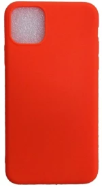 IPHONE 11 PRO SILKY SOFT TOUCH RUBBER CASE RED 100.316