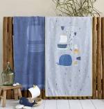 Πετσέτα Θαλάσσης microfiber (70x140) Message in a Bottle nima