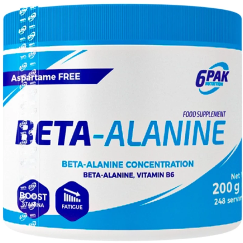 6PAK Nutrition Beta-Alanine Powder [200 Γραμμάρια] Χωρίς γεύση