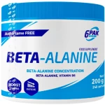 6PAK Nutrition Beta-Alanine Powder [200 Γραμμάρια] Χωρίς γεύση