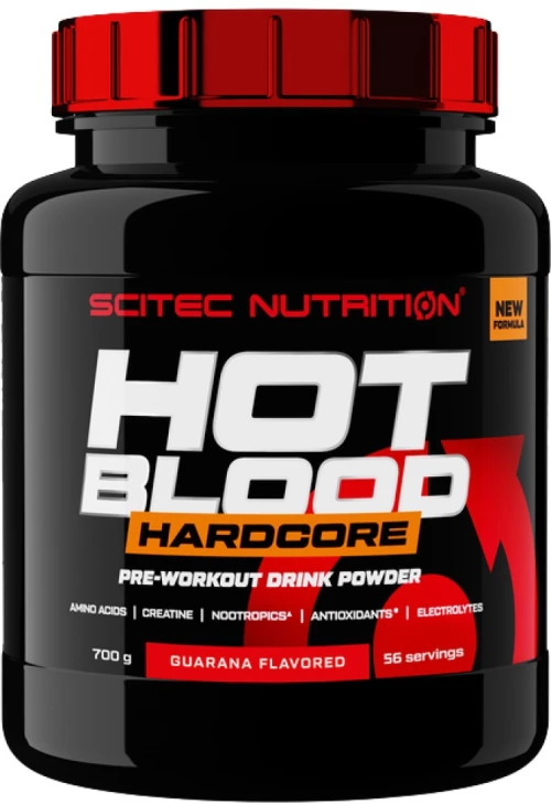 Scitec Nutrition Hot Blood Hardcore [700 Γραμμάρια] Γκουαρανά