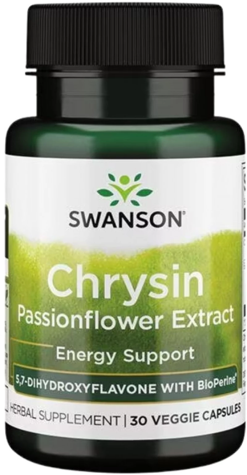 Swanson Chrysin | With Passionflower Extract [30 Κάψουλες]