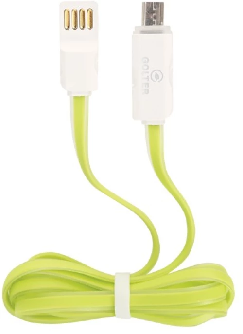 Καλώδιο φόρτισης DATA Micro USB/USB Universal Πράσινο 3742 OEM