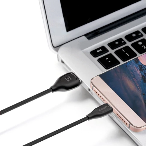 REMAX Lesu Καλώδιο και μεταφορά δεδομένων Type C (RC-050ablack) 1m Μαύρο