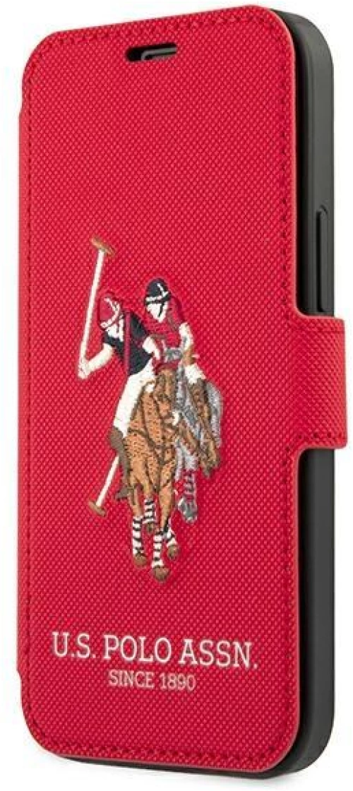 US Polo USFLBKP12MPUGFLRE iPhone 12/12 Pro 6.1 red / red book Polo Embroidery Collection