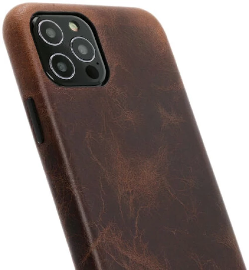 Minim (MM-10242) Minim Backcover - Brown, Apple iPhone 12 / 12 Pro