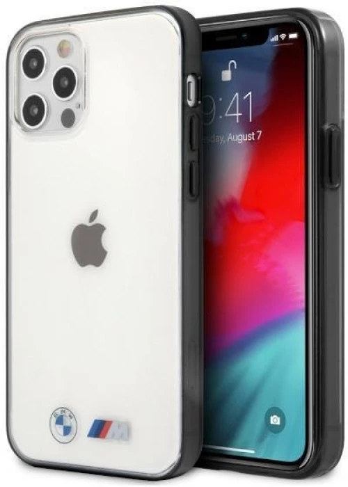 Case BMW BMHCP12LMBTOK iPhone 12 Pro Max 6.7 transparent hardcase Sandblast
