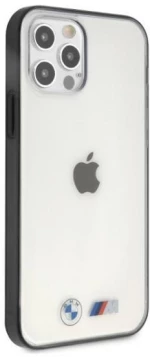 Case BMW BMHCP12LMBTOK iPhone 12 Pro Max 6.7 transparent hardcase Sandblast