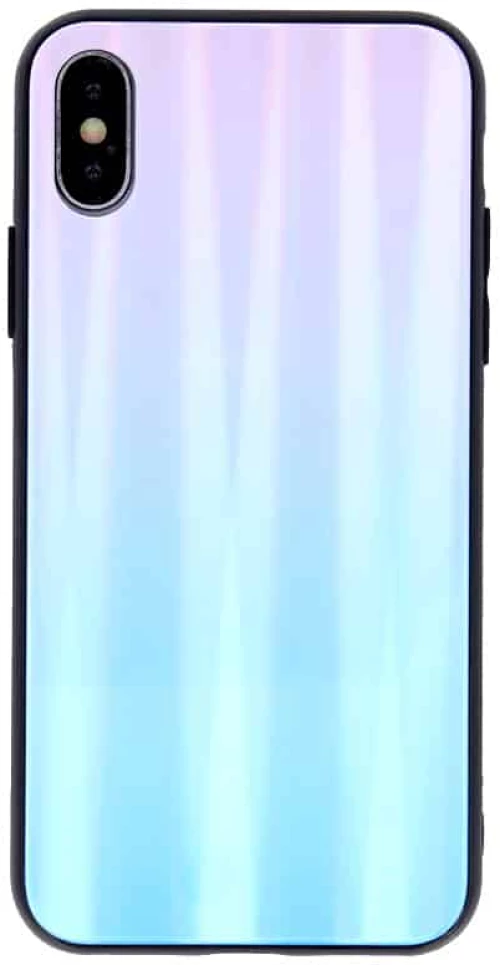 Aurora Glass case for Samsung Galaxy S21 Plus blue-pink