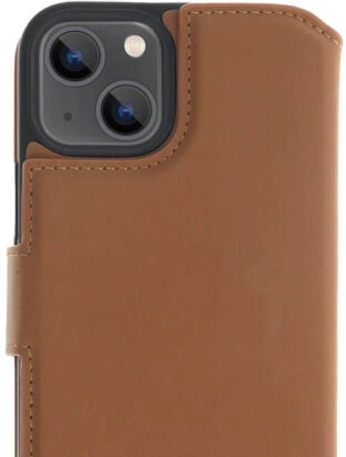 Minim (MM-10343) Minim 2 in 1 Wallet Case - Light Brown, Apple iPhone 13 Mini