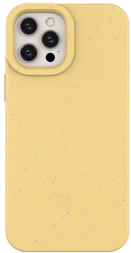 Eco Case Case for iPhone 12 Pro Silicone Cover Phone Cover Yellow