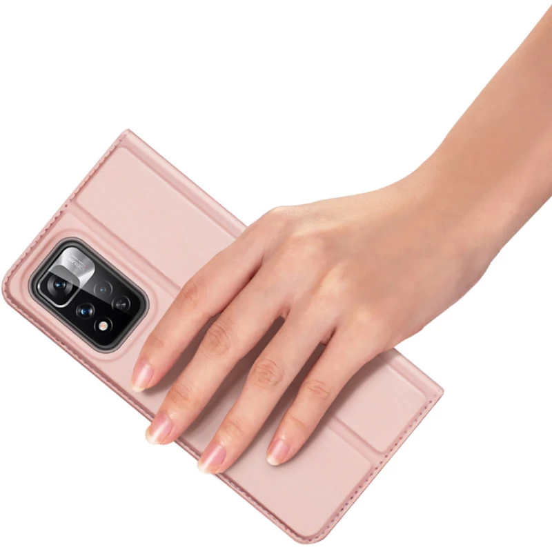 Dux Ducis Skin Pro Holster Cover Flip Cover for Poco M4 Pro 5G pink