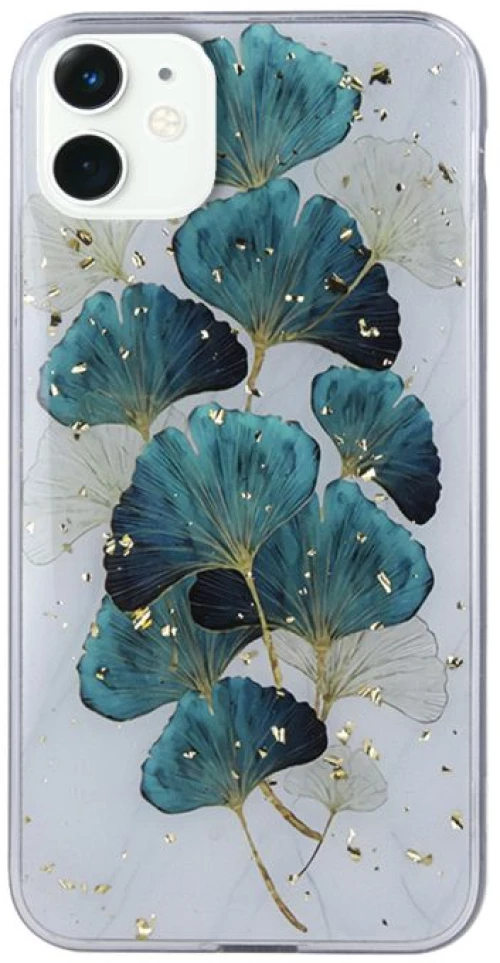 Gold Glam case for iPhone XR  Boho Leaves