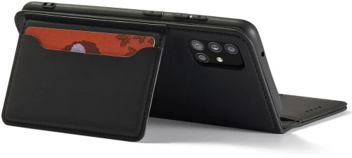 Magnet Card Case Case for Samsung Galaxy A12 5G Pouch Wallet Card Holder Black