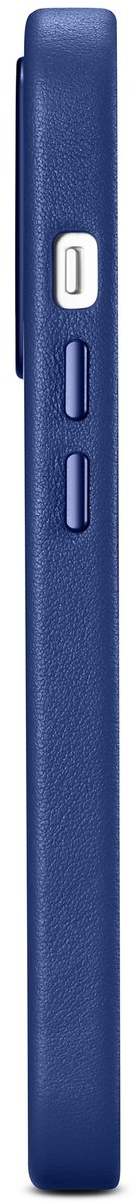 iCarer Case Leather Cover Genuine Leather Case for iPhone 14 Pro Max blue (WMI14220708-BU) (MagSafe compatible)